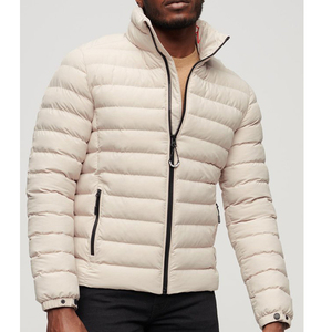 Chaqueta Acolchada de Algodón a Cuadros para Hombre, Estilo Urbano, Cuello Alto Personalizado, Envío DDP - Product Image 4