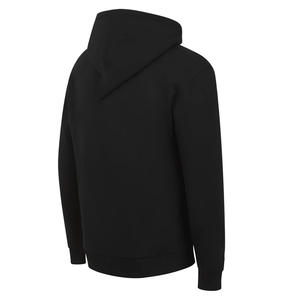 Sudadera con capucha básica lisa con logotipo personalizado para hombre, color sólido en relieve, bordado de ganchillo, gran tamaño, alta calidad, venta al por mayor - Product Image 4