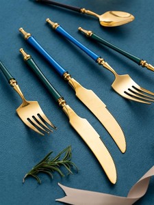 Ensemble de couverts en métal de qualité supérieure pour restaurant, hôtel, mariage, à bas prix - Product Image 3