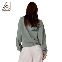 Sudadera con Capucha Personalizada para Mujer, con Estampado Ecológico en la Parte Delantera, OEM ODM, 100% Algodón Tejido, Estilo Casual Oversize para Invierno
