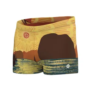 Shorts de natación competitivos para hombre Sunset by the Bay - Product Image 1