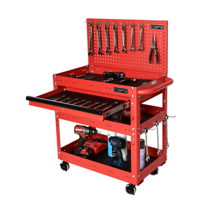 Chariot à outils roulants à 3 niveaux en gros pour l'industrie mécanique Boîte à outils Armoire de stockage Entrepôt fabriqué au Vietnam ODM pris en charge - Product Image 1