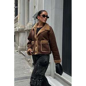 เสื้อแจ็คเก็ตหนังกลับแขนยาวกันลมโลลิต้า 6115 - Product Image 1