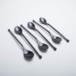 Multicolor Rose Gold Round Stainless Steel <b>Table</b> <b>Spoon</b> Set Honey Tea <b>Spoon</b> Dessert <b>Spoon</b> Sustainable Food Grade Royal Style - Product Image 4