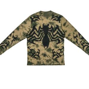 Top gráfico de araña de camuflaje de moda-Jersey suave y cómodo con estampado llamativo, ideal para ropa informal - Product Image 5