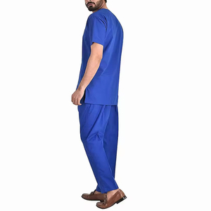 High Quality Spandex Knitted Medical <b>Scrub</b> Suit Customizable Latest Design Medical Uniform <b>Sets</b> for Men Hospital Uniforms - Product Image 3