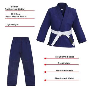 2025 trajes BJJ OEM 100% algodón arte marcial desgaste luchador Gi uniforme Jiu Jitsu Kimono Gi hecho en Pakistán - Product Image 3