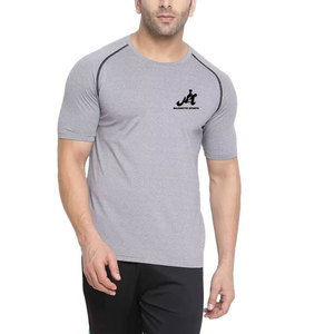 Custom Performance Cotton Blend Men Muscles Fit <b>T</b> <b>Shirts</b> With Quick Dry Fabric Comfortable Fit For Exercise Training Use - Product Image 3