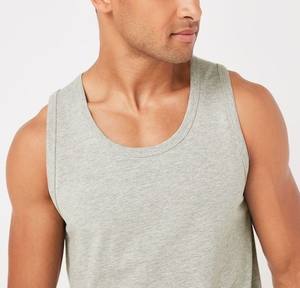 Good Quality Manufacturers Soft and Comfortable Sleeveless Muscle <b>Vest</b> Men Tank Top Fitness Wear Out Door Wear Men Tank Top - Product Image 5