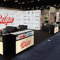 Stand d'exposition modulaire personnalisé 20x30 pieds, stand d'exposition portable en tissu pour CES NAB HIMSS SEMA