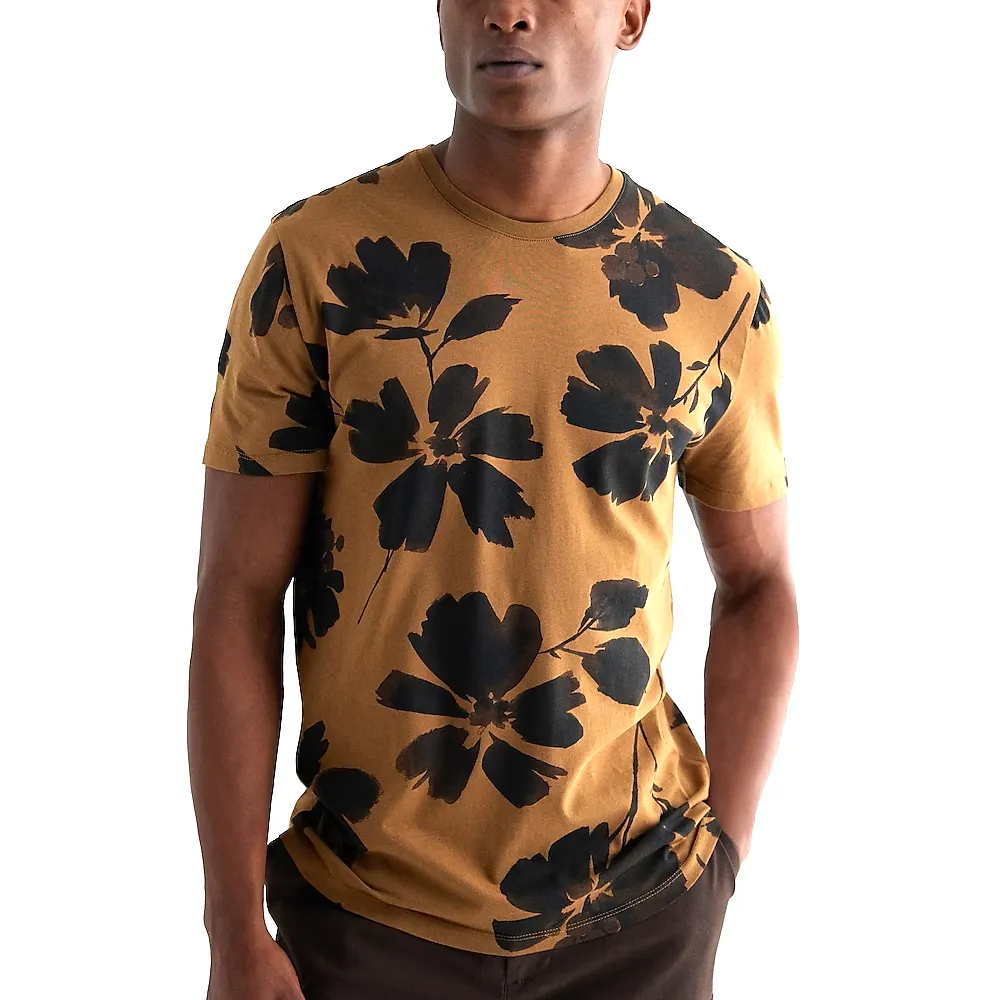 100% Baumwolle T-Shirts individueller Druck Sublimations-Shirts individueller Druck T-Shirt für Herren neues bedrucktes Design
