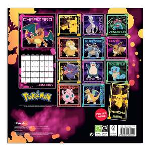 Calendrier mural Pokmon style moderne 2025 - Product Image 5
