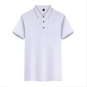 Custom Logo <b>Men's</b> Long Sleeve for Polo <b>Shirts</b> Solid Color Pure Cotton Casual Knitted T <b>Shirts</b> <b>Printed</b> Techniques - Product Image 5