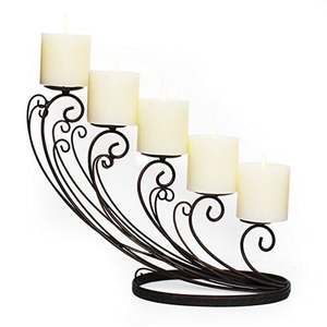 Candelabros decorativos dorados negros cónicos contemporáneos al por mayor, candelabros largos para bodas, hogar, Navidad, cajas de cartón empaquetadas - Product Image 6