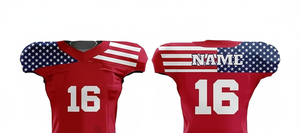 Camiseta Deportiva VARSITY de Fútbol Americano, 100% Poliéster Transpirable con Costuras Reforzadas, Manga Corta para Adultos, Tallas Grandes - Product Image 2