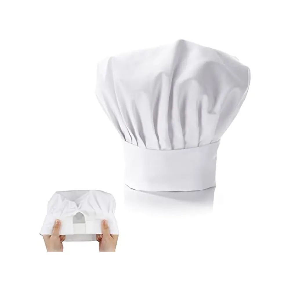Promoción al por mayor moda restaurante Hotel Chef uniforme y cocina Chef sombrero