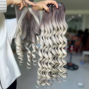 ผมตรงธรรมชาติคุณภาพสูงสุด ราคาสุดคุ้ม  แบบไล่สี (ออมเบร) ผมแท้เวียดนาม  ชุดต่อผมพร้อมปิดผม  2025 - Product Image 2