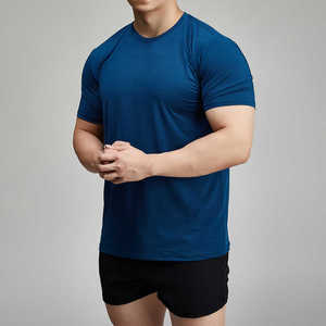 <b>Compression</b> fit <b>men</b> gym fitness <b>shirt</b> workout training top breathable material wholesale activewear bulk factory pricing - Product Image 2
