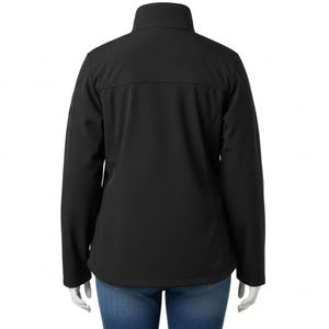 Vestes d'extérieur en softshell grande taille, polyester, coupe-vent, résistantes à l'eau, col montant, pour la randonnée, le camping, les voyages - Product Image 2