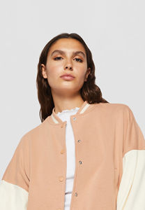 Veste universitaire rétro unisexe, col rond, ourlet côtelé, doublure chaude, personnalisation du nom, du numéro, vêtements d'équipe, broderie personnalisée - Product Image 2