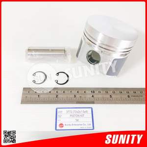 ชุดลูกสูบดีเซล TAIWAN SUNITY รุ่น 3T72 พร้อมแหวน OEM 121450-22020 ป้องกันการสึกหรอ สำหรับอะไหล่เครื่องยนต์ยานมาร์ทางการเกษตร - Product Image 2