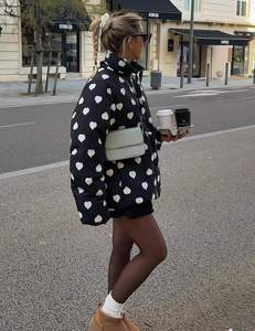 Chaquetas Acolchadas para Mujer, Talla Grande, Casuales, para Exteriores, Ecológicas, Transpirables, Resistentes al Viento, con Forro de Algodón - Product Image 4