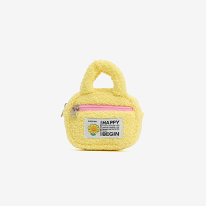 Lambswool Fashion Mini Handbag with Zipper Closure-Durable Lightweight & Foldable Portable <b>Bag</b> for Daily Use - Product Image 1