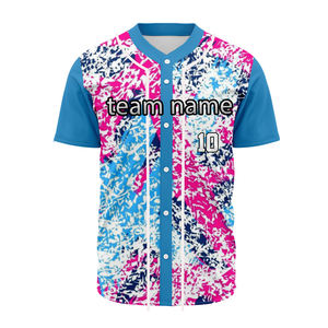 Maillots de baseball entièrement brodés, design personnalisé, maillots de baseball brodés, 100% bonne qualité - Product Image 3