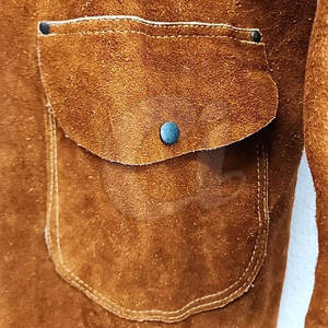 Vêtements de travail veste de soudage de couleur unie fabriquée au Pakistan veste de soudage Offre Spéciale veste de soudage - Product Image 5