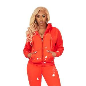 ชุดวอร์มผู้หญิงแบบเรียงซ้อนกันแท้มีสไตล์ผ้าคุณภาพสูงเพื่อความสบายและแฟชั่น - Product Image 1