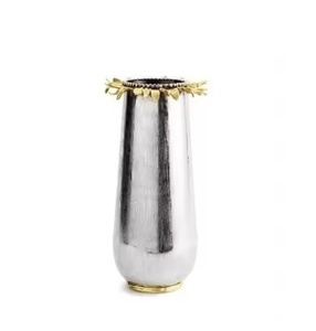 Jarrones decorativos con acabado dorado de diseño moderno Premium Floreros de alta demanda Precio al por mayor con bajo MOQ Hecho de metal - Product Image 3