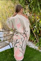 Vente en gros Kimono de style bohème en coton indien imprimé tigre Maxi peignoir vêtements de nuit Robes de nuit faites à la main Robe Kimono