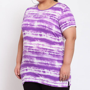 เสื้อยืดขนาด XL สำหรับผู้หญิง,เสื้อยืดมัดย้อมเสื้อยืดทำเองขายดี - Product Image 4