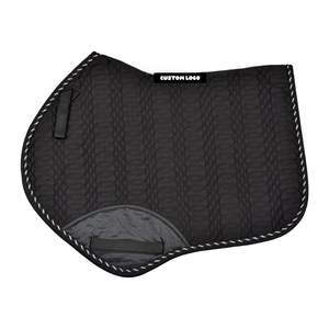 Tapis de selle en coton doublé polaire pour dressage, le plus vendu, durable, respirant, pour usage quotidien, pour sports équestres, direct usine - Product Image 1