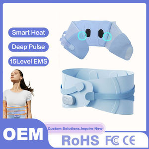 Cinturón de Masaje Lumbar Vibratorio con Calor para Moldear el Cuerpo, Ideal para el Acondicionamiento Abdominal y Lumbar - Product Image 5