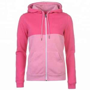 Zipper Style Fashion Wear Sweats à capuche pour femmes Sweat à capuche en molleton de coton Nouvelle arrivée Sweat à capuche à fermeture éclair ample à manches longues au Pakistan avec LOGO - Product Image 4