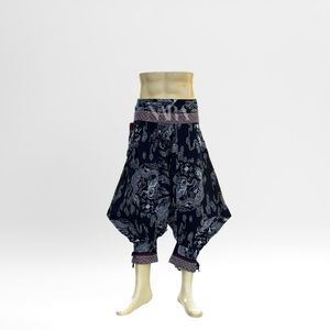 Unisex Casual Harem <b>Pants</b> with Stretch Waist Lightweight Comfortable Loose Fit for Daily Travel and <b>Loungewear</b> Use - Product Image 2