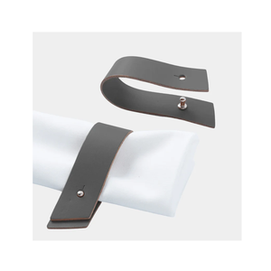 แหวนผ้าเช็ดปากหนังเครื่องใช้บนโต๊ะอาหารอุปกรณ์ตกแต่งลายราชวงศ์ - Product Image 4