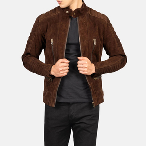 Premium Quality Wholesale <b>Slim</b> <b>Fit</b> Men's Casual <b>Jackets</b> Genuine Leather Winter <b>Jackets</b> Breathable Windproof High Street <b>Jackets</b> - Product Image 1
