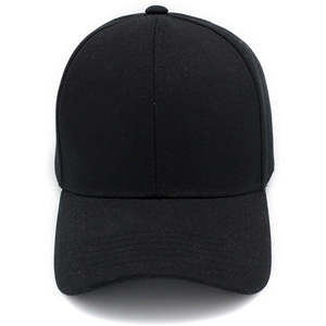Gorras de béisbol de alta calidad en color negro, precio al por mayor, 6 paneles de algodón hechos, deportes/ropa informal, gorras de béisbol para hombres - Product Image 3