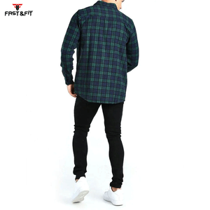 Profesional hecho 100% algodón logotipo personalizado nueva moda deportes al aire libre moda hombres Camisa de franela - Product Image 4