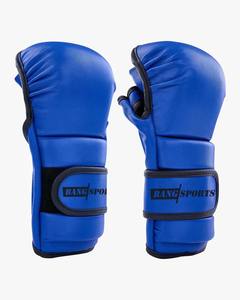 ถุงมือมวยหนังแท้ครึ่งนิ้วปรับแต่งได้พร้อมตัวแทรกทำจากโฟมอุปกรณ์การต่อสู้บนท้องถนน - Product Image 3