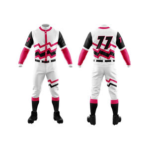 Button <b>Down</b> Baseball Jersey Pant Sets Sublimated 100% Polyester Softball Uniforms for Youth Men Breathable Printed in Low MOQ - Product Image 4