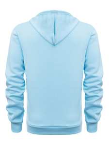 Sudadera con Capucha de Algodón Grueso de Alta Calidad con Cierre de Cremallera de un Cuarto, Sudadera Térmica Personalizada para Hombre, Ropa Urbana - Product Image 3