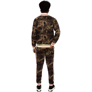 Trajes deportivos para correr con logotipo personalizado para hombre, jersey de nuevo diseño con cremallera lateral, bolsillo para teléfono, técnicas lavadas de lana, cintura ajustable para hombre - Product Image 2