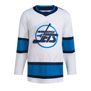 ออกแบบโลโก้ของคุณเอง เสื้อฮอกกี้น้ำแข็งสั่งทำพิเศษ คุณภาพสูง ผลิตจากโพลีเอสเตอร์ 100% แห้งเร็วและป้องกันแบคทีเรีย - Product Image 5