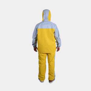 Chubasquero largo impermeable y transpirable a prueba de viento de estilo Simple XL amarillo para niños y niñas conjunto de chubasquero de navegación con logotipo para pesca - Product Image 2