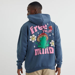 Personnalisé pour Puff Print hommes sweats à capuche 100% coton surdimensionné lourd polaire pour Sport d'hiver Logo sweat - Product Image 2