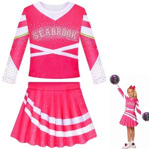 Nouvelle arrivée d'uniforme de pom-pom girl pour femmes fabriqué en usine dernier style réversible d'uniforme de pom-pom girl sans manches pour femmes - Product Image 6