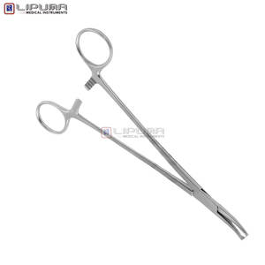 Faure Peritoneo Pinza Fórceps Curvo 1x2 dientes 20,0 cm Quirúrgico Peritoneal Agarre Instrumentos Médicos - Product Image 3